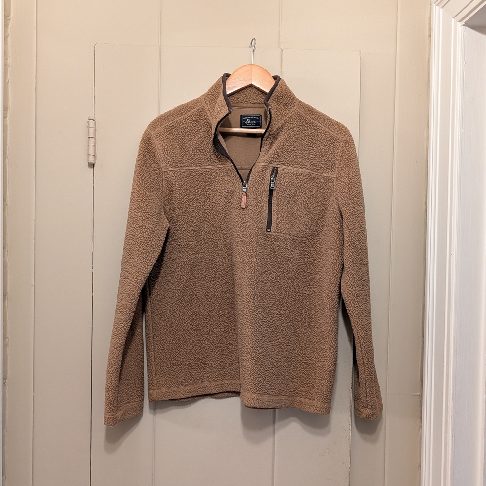 G.H. Bass & Co. Brown Fleece Jacket